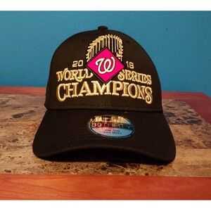 NEW Washington Nationals Hat Cap Mens Stretch Fit New Era 39Thirty World Series